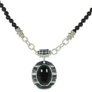 Joseph Esposito Solid 925 Sterling Silver Reversible Magnetic Necklace